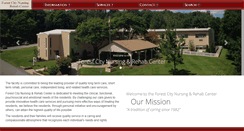Desktop Screenshot of forestcitynursingcenter.com