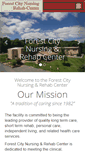 Mobile Screenshot of forestcitynursingcenter.com